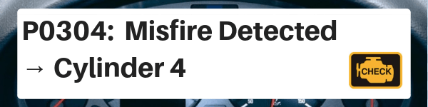 Nissan Pathfinder P0304 Cylinder 4 Misfire Detected Drivetrain Resource